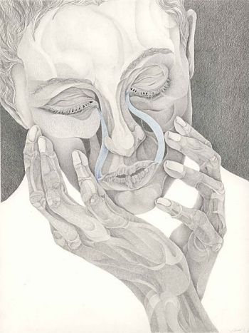 Drawing by Marian Damerell: Sorrow